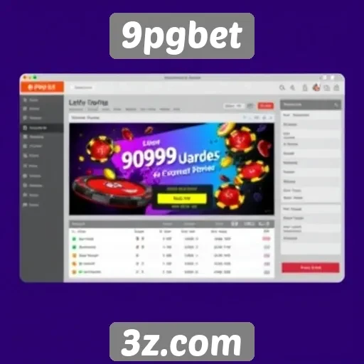 Interface do 9pgbet é elogiada por sua usabilidade